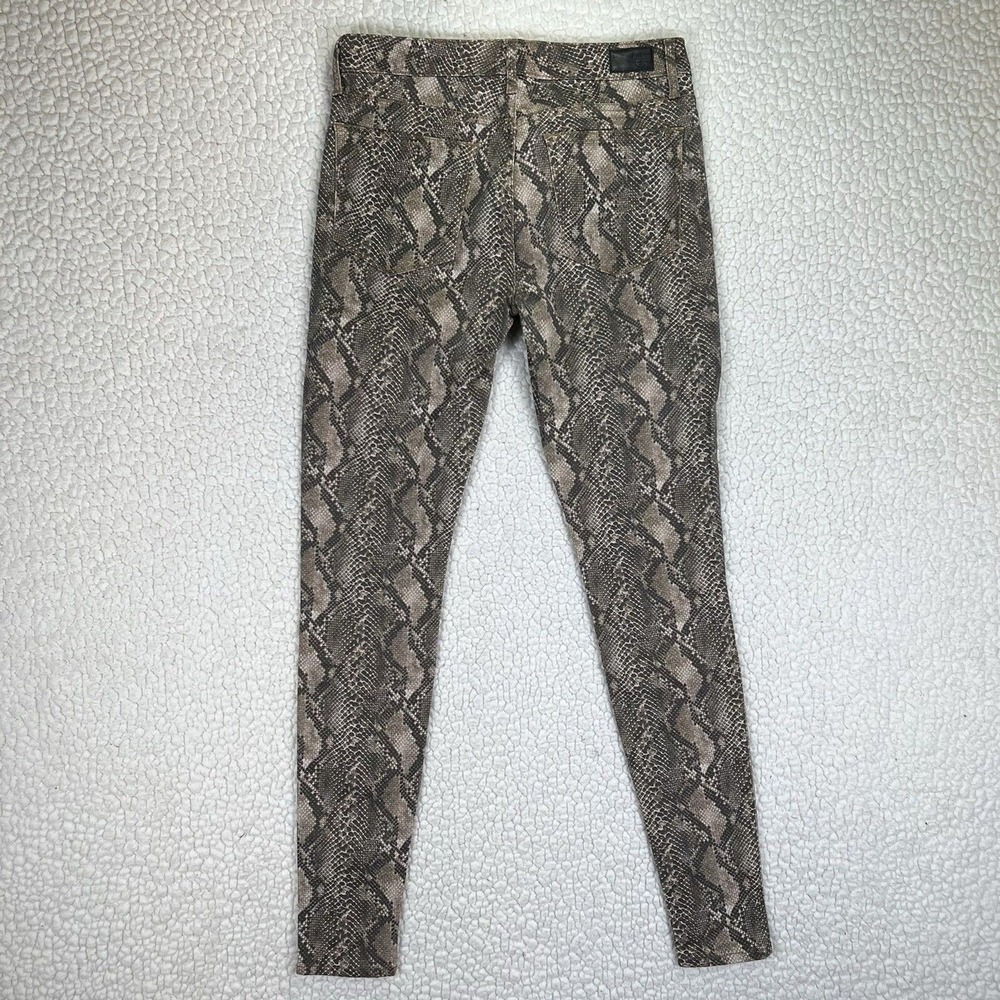 CJ by Cookie Johnson Jeans Women's 27 (Actual 30x31) Snakeskin Print Skinny - Picture 3 of 10